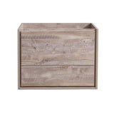 Fresca FCB9230RNW Catania 30" Rustic Natural Wood Wall Hung Modern Bathroom Cabinet