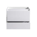 Fresca FCB9230WH Catania 30" Glossy White Wall Hung Modern Bathroom Cabinet