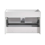 Fresca FCB9236WH Catania 36" Glossy White Wall Hung Modern Bathroom Cabinet