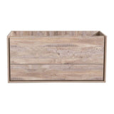 Fresca FCB9248RNW Catania 48" Rustic Natural Wood Wall Hung Modern Bathroom Cabinet