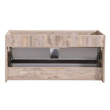 Fresca FCB9248RNW Catania 48" Rustic Natural Wood Wall Hung Modern Bathroom Cabinet