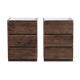 Fresca FCB93-2424RW-D Lazzaro 48" Rosewood Free Standing Double Sink Modern Bathroom Cabinet