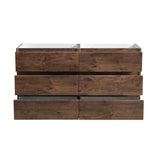 Fresca FCB93-3030RW-D Lazzaro 60" Rosewood Free Standing Double Sink Modern Bathroom Cabinet