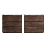 Fresca FCB93-3636RW-D Lazzaro 70" Rosewood Free Standing Double Sink Modern Bathroom Cabinet