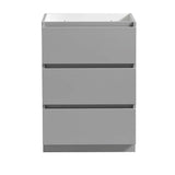 Fresca FCB9324GR Lazzaro 24" Gray Free Standing Modern Bathroom Cabinet