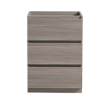 Fresca FCB9324MGO Lazzaro 24" Gray Wood Free Standing Modern Bathroom Cabinet