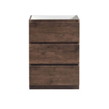 Fresca FCB9324RW Lazzaro 24" Rosewood Free Standing Modern Bathroom Cabinet