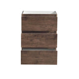 Fresca FCB9324RW Lazzaro 24" Rosewood Free Standing Modern Bathroom Cabinet