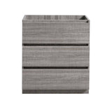 Fresca FCB9330HA Lazzaro 30" Ash Gray Free Standing Modern Bathroom Cabinet