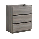 Fresca FCB9330MGO Lazzaro 30" Gray Wood Free Standing Modern Bathroom Cabinet