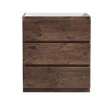 Fresca FCB9330RW Lazzaro 30" Rosewood Free Standing Modern Bathroom Cabinet