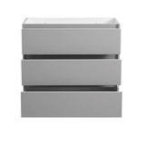 Fresca FCB9336GR Lazzaro 36" Gray Free Standing Modern Bathroom Cabinet