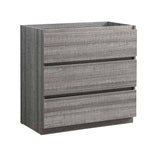 Fresca FCB9336HA Lazzaro 36" Ash Gray Free Standing Modern Bathroom Cabinet