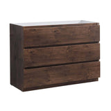 Fresca FCB9348RW Lazzaro 48" Rosewood Free Standing Modern Bathroom Cabinet