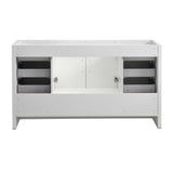 Fresca FCB9460WH-S Imperia 60" Glossy White Free Standing Single Sink Modern Bathroom Cabinet