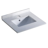 Fresca FCT2024WH-U Oxford 24" Countertop with Undermount Sink in White