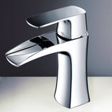 Fresca FFT3071CH Fortore Single Hole Mount Bathroom Faucet in Chrome