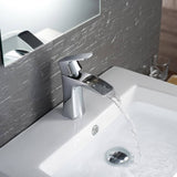 Fresca FFT3071CH Fortore Single Hole Mount Bathroom Faucet in Chrome