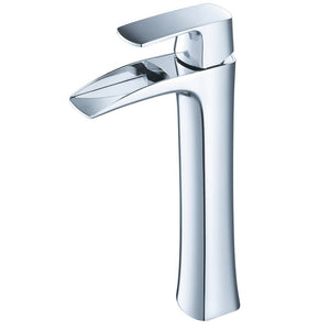 Fresca FFT3072CH Fortore Single Hole Vessel Mount Bathroom Faucet in Chrome