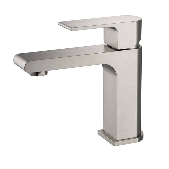 Fresca FFT9151BN Allaro Single Hole Mount Bathroom Faucet in Brushed Nickel