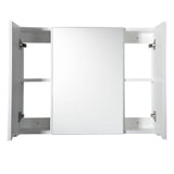 Fresca FMC6183WH Modello 32" Medicine Cabinet with 3 Doors in White