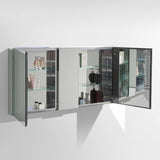 Fresca FMC8013 49" Wide x 26" Tall Bathroom Medicine Cabinet with Mirrors