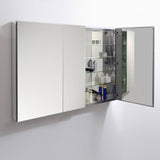 Fresca FMC8014 49" Wide x 36" Tall Bathroom Medicine Cabinet with Mirrors