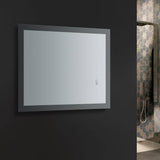 Fresca FMR012430 Angelo 24" Wide x 30" Tall Bathroom Mirror with LED Lighting