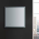 Fresca FMR013030 Angelo 30" Wide x 30" Tall Bathroom Mirror with LED Lighting