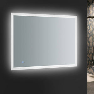 Fresca FMR014836 Angelo 48" Wide x 36" Tall Bathroom Mirror with LED Lighting