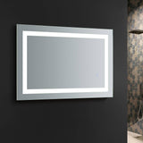 Fresca FMR022436 Santo 24" Wide x 36" Tall Bathroom Mirror with LED Lighting