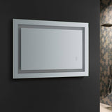 Fresca FMR022436 Santo 24" Wide x 36" Tall Bathroom Mirror with LED Lighting