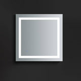 Fresca FMR023030 Santo 30" Wide x 30" Tall Bathroom Mirror with LED Lighting