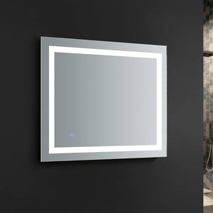 Fresca FMR023630 Santo 36" Wide x 30" Tall Bathroom Mirror with LED Lighting