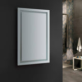 Fresca FMR024830 Santo 48" Wide x 30" Tall Bathroom Mirror with LED Lighting