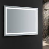 Fresca FMR024836 Santo 48" Wide x 36" Tall Bathroom Mirror with LED Lighting