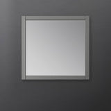 Fresca FMR2303VG Manchester Regal 30" Traditional Bathroom Mirror in Gray Wood Veneer