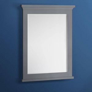 Fresca FMR2430GRV Windsor 30" Mirror in Gray Textured