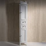 Fresca FST2060AW Oxford Tall Bathroom Linen Cabinet in Antique White