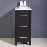 Fresca FST6212ES Torino 12" Bathroom Linen Side Cabinet in Espresso