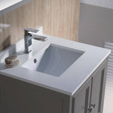 Fresca FVN2024GR Oxford 24" Gray Traditional Bathroom Vanity