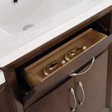 Fresca FVN21-122412AC Cambridge 48" Antique Coffee Traditional Bathroom Vanity with Mirror