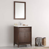 Fresca FVN2124AC Cambridge 24" Antique Coffee Traditional Bathroom Vanity with Mirror