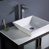 Fresca FVN6230ES-VSL Torino 30" Espresso Modern Bathroom Vanity with Vessel Sink