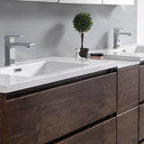 Fresca FVN93-361236RW-D Lazzaro 84" Rosewood Free Standing Double Sink Modern Bathroom Vanity with Medicine Cabinet