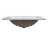 Fresca FVS6224WH Torino 24" White Integrated Sink with Countertop