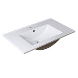 Fresca FVS6230WH Torino 30" White Integrated Sink with Countertop