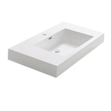 Fresca FVS8005WH Valencia 40" White Integrated Sink with Countertop