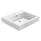 Fresca FVS8006WH Nano 24" White Integrated Sink with Countertop