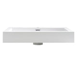 Fresca FVS8006WH Nano 24" White Integrated Sink with Countertop